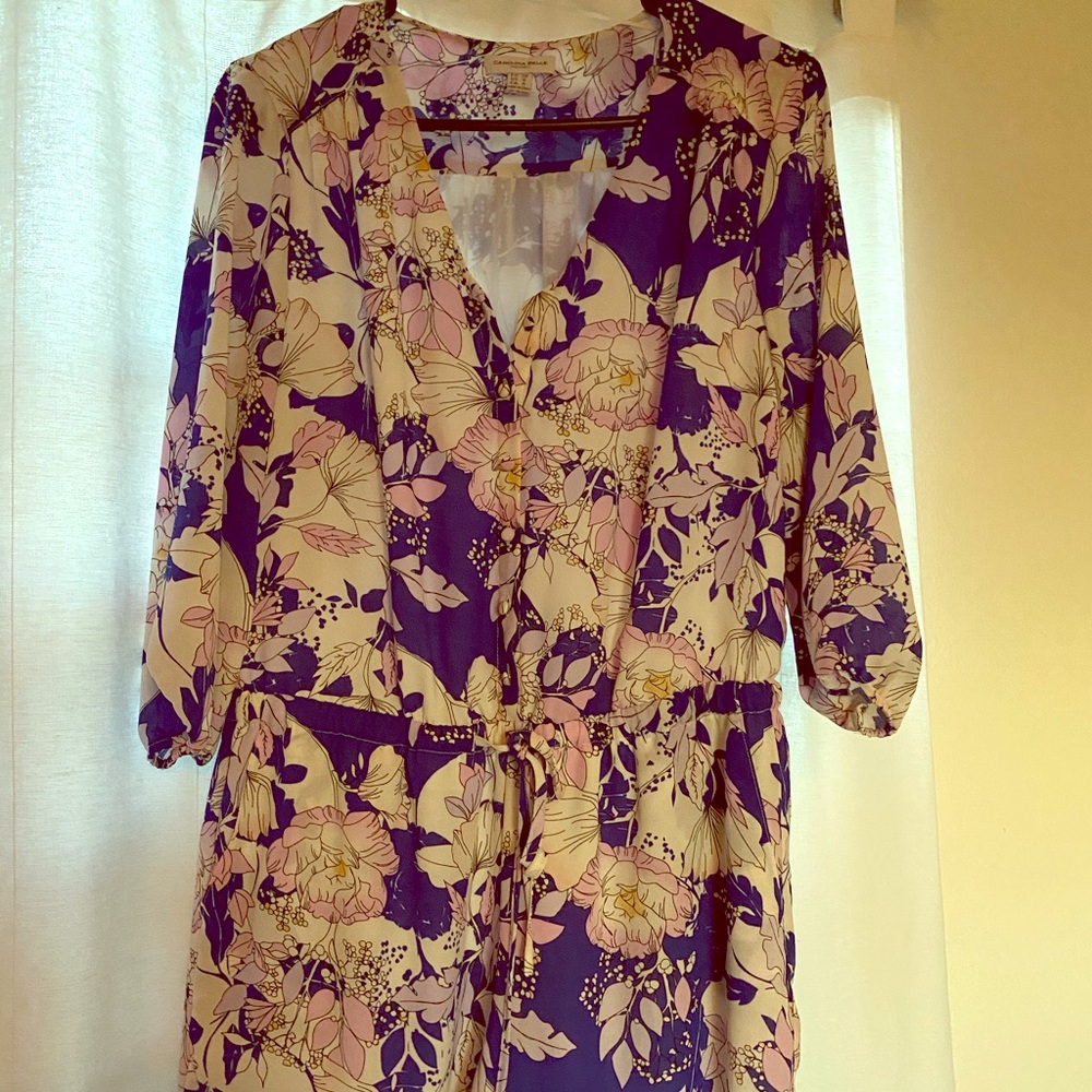 Flowered Romper